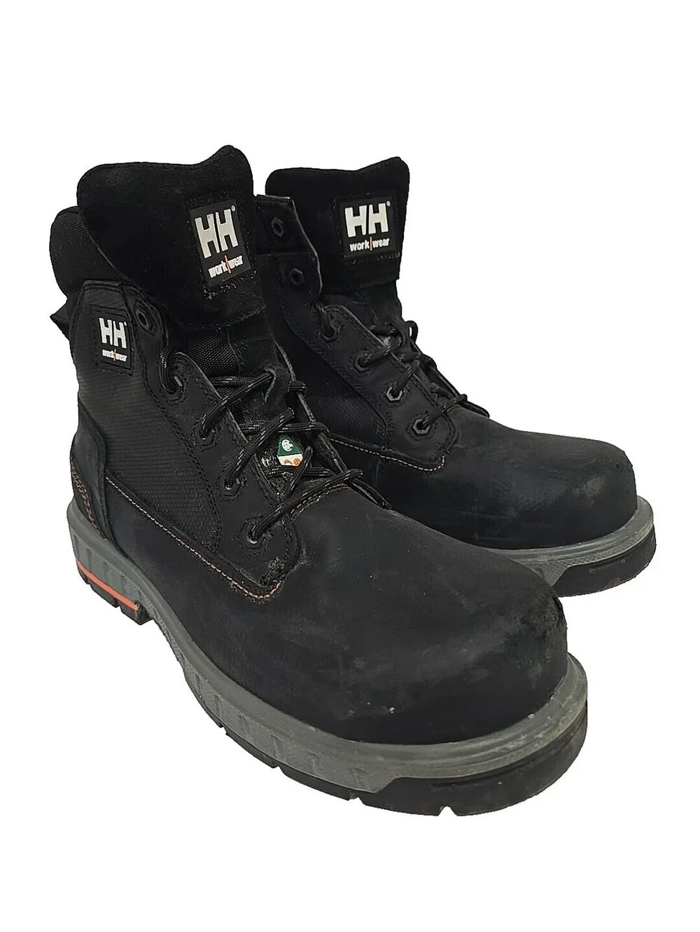 Helly Hansen Men's 6” FreshTech Steel Toe Work Boots HHS232001 Black Size 12M